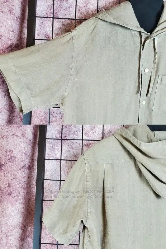 Kenzo Kenzo Summer Gray Short Sleeve Hooded Cardigan . Size US M / EU 48-50 / 2 - 3 Thumbnail