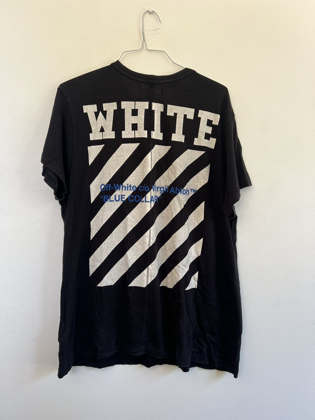 Off-White × Virgil Abloh Off white “blue collar” TEE Size US L / EU 52-54 / 3 - 6 Thumbnail