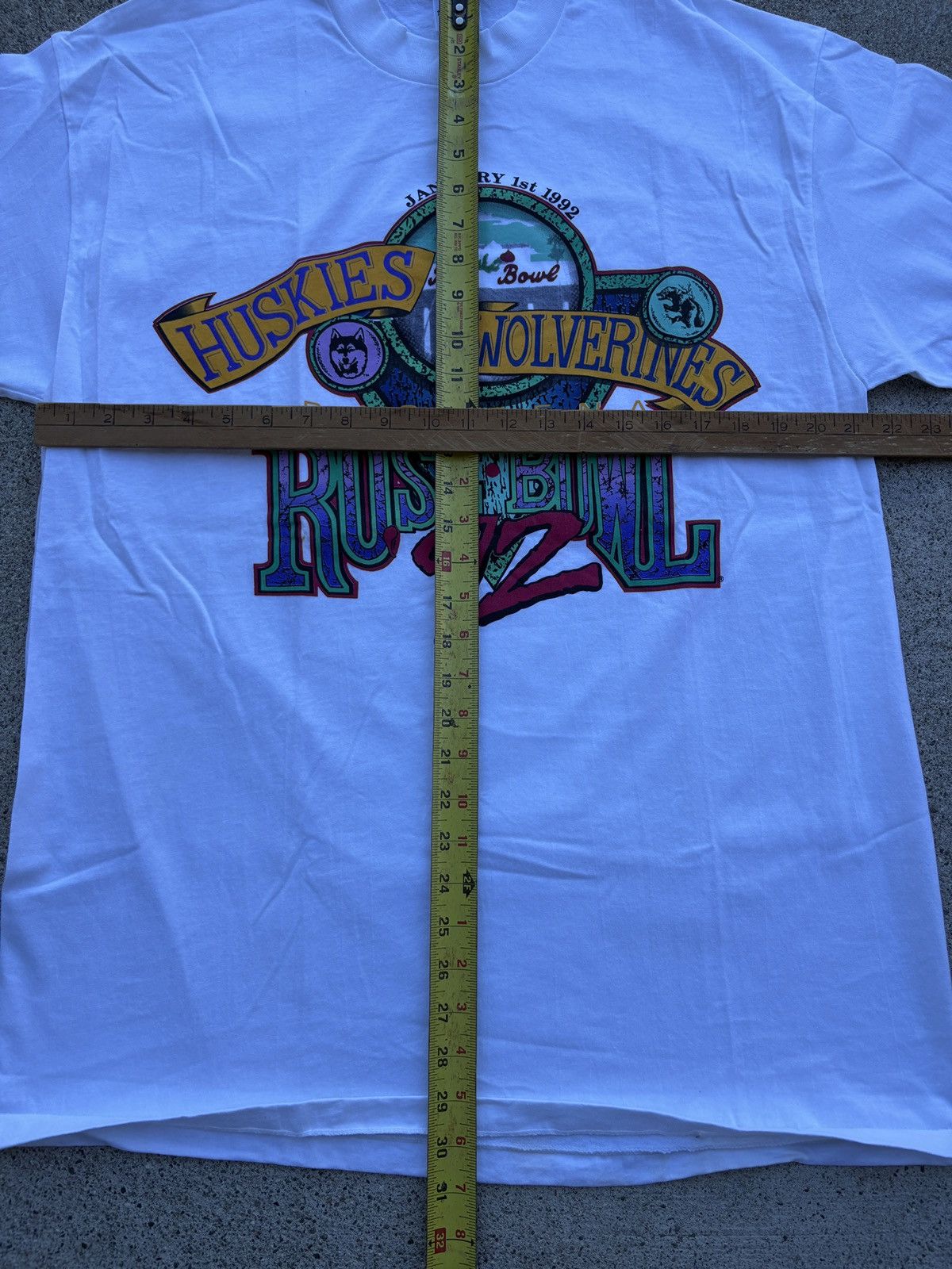 NCAA Vintage 1992 Stedman “Pasadena Rosebowl” T-Shirt Size XL Size US XL / EU 56 / 4 - 6 Thumbnail