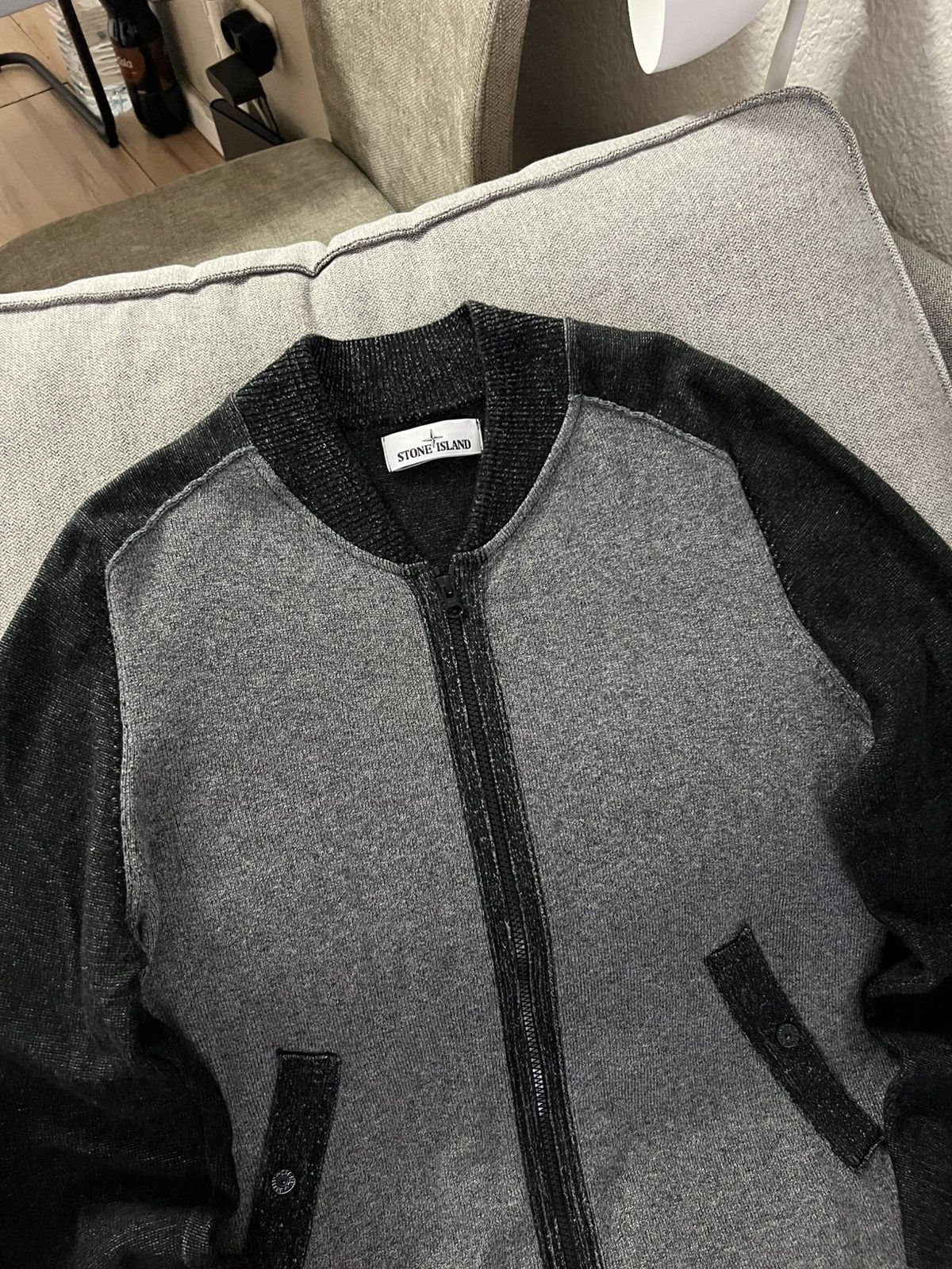 Stone Island Rare Stone Island Bomber Sweater Size US L / EU 52-54 / 3 - 5 Thumbnail