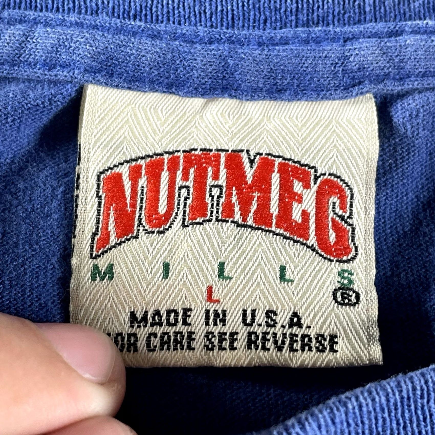NBA VINTAGE NBA Orlando Magic Nutmeg Sport Shirt Mens Large Blue 90s Mens L Size US L / EU 52-54 / 3 - 6 Thumbnail