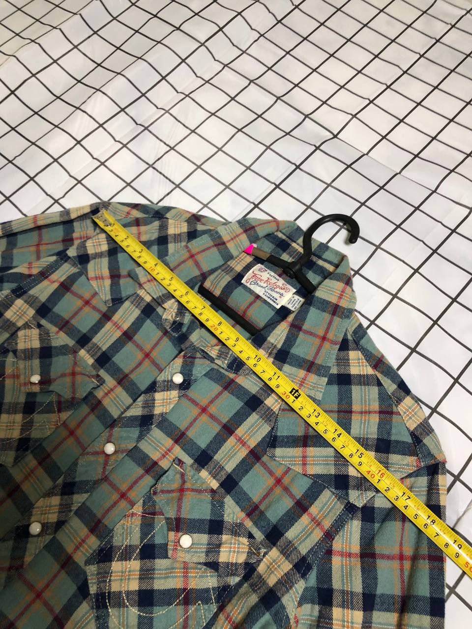 True Religion True Religion Check Cotton Flannel Western Cut Sport Shirt Size US L / EU 52-54 / 3 - 9 Thumbnail
