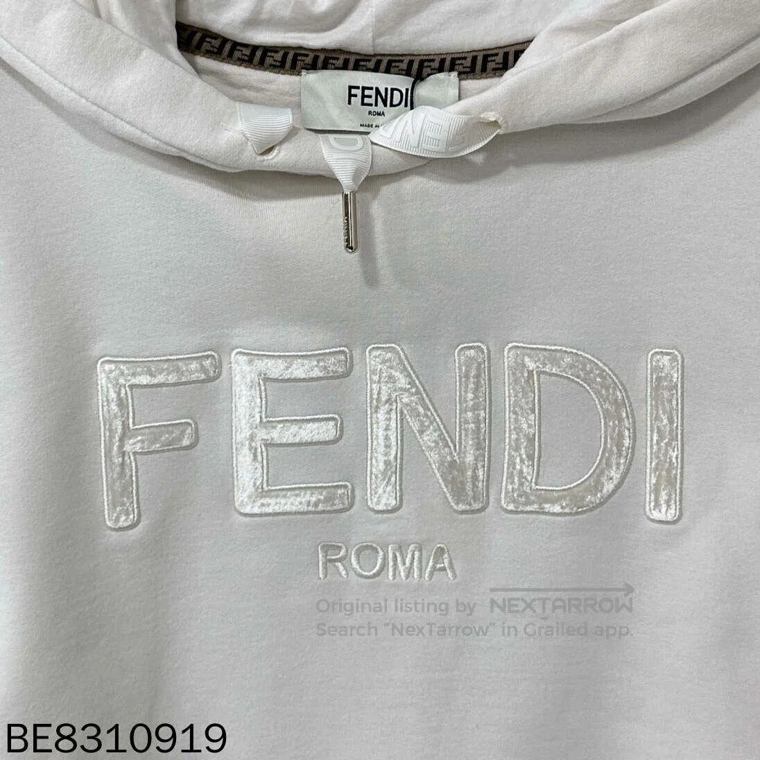 Fendi new fendi embroidered logo hoodie sweatshirt. Size US S / EU 44-46 / 1 - 5 Thumbnail