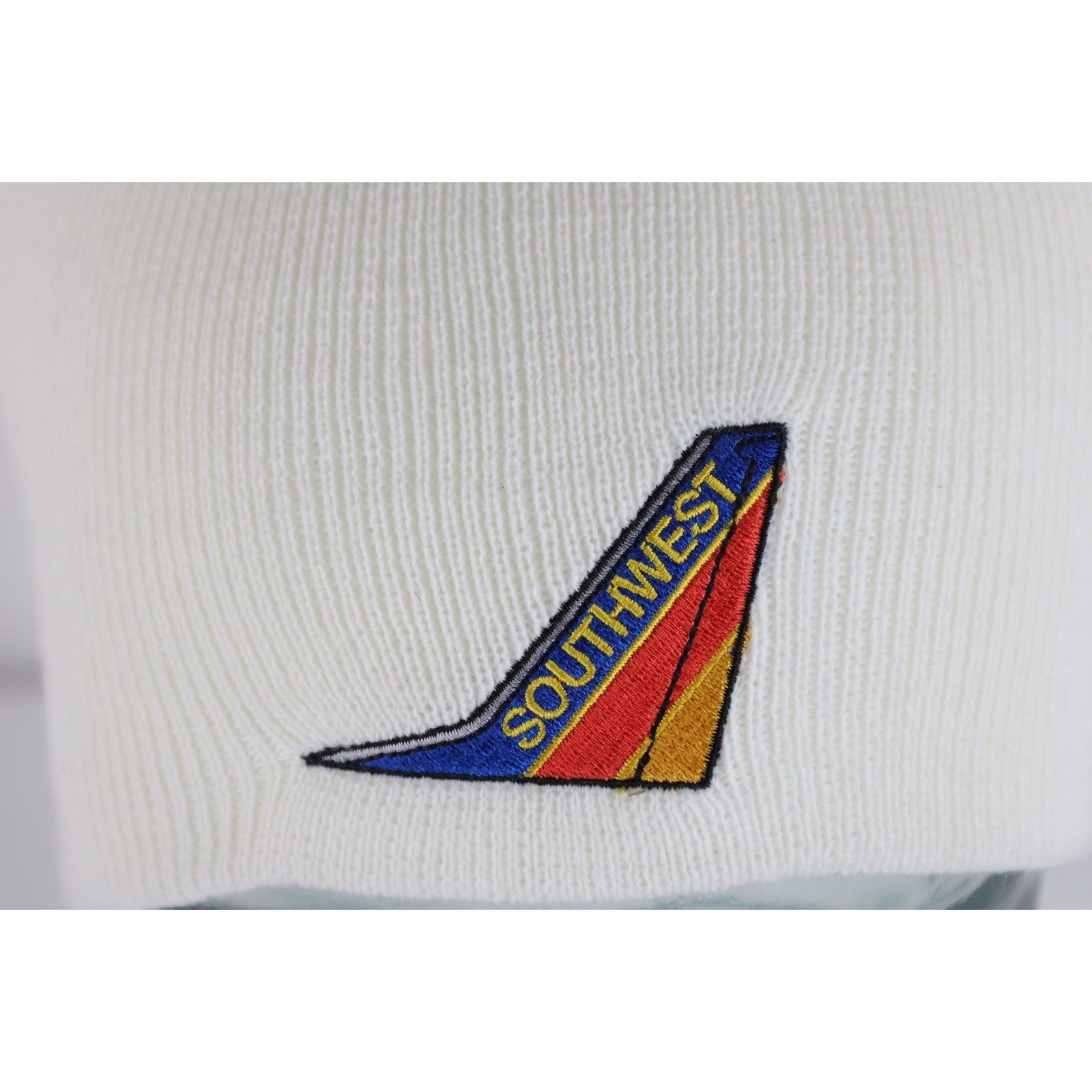Vintage Vintage Y2K Spell Out Southwest Airlines Airplane Beanie Hat Size ONE SIZE - 2 Thumbnail