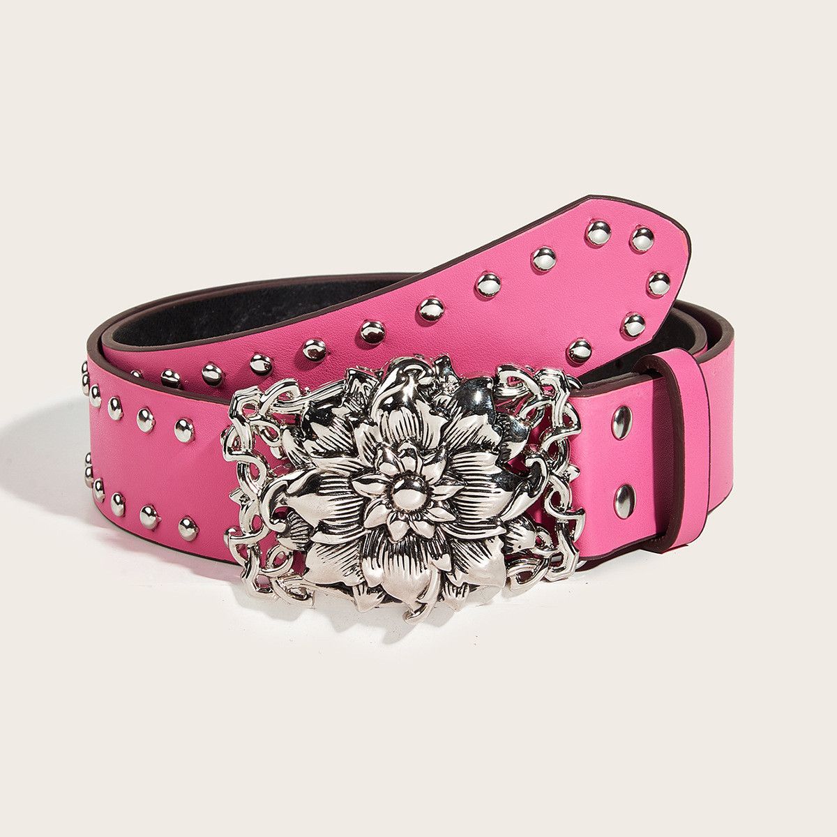 Other Floral Skull Belt in Imitation Leather Size ONE SIZE - 1 Preview