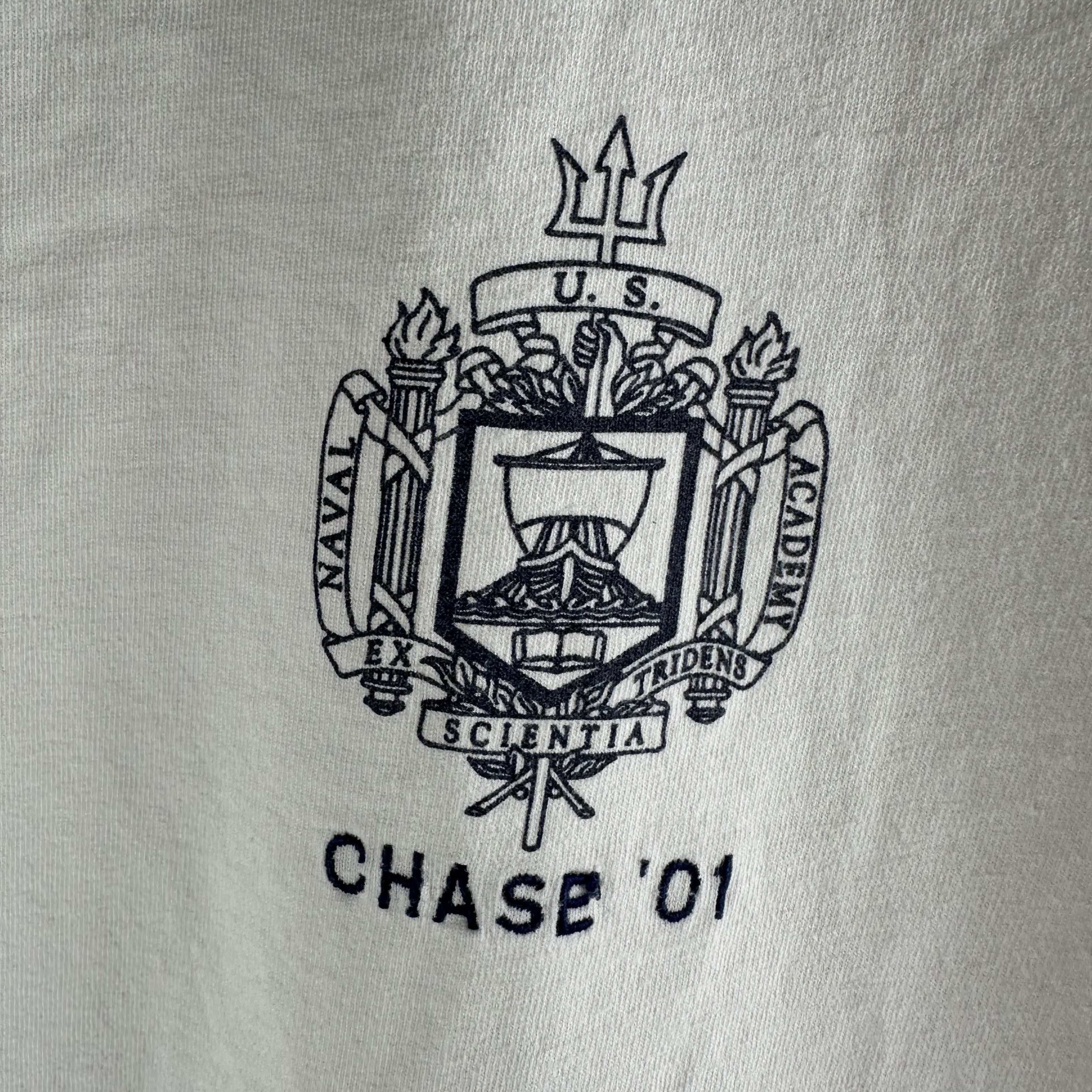 Vintage ​Vintage US Naval Academy Ringer T-shirt Size US L / EU 52-54 / 3 - 2 Thumbnail