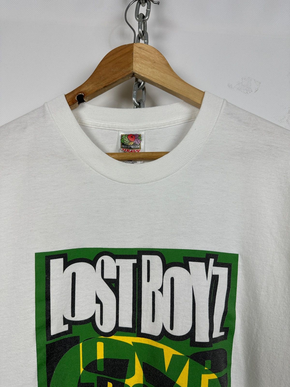 Band Tees 1997 Vintage Lost Boyz Love, Peace & Nappiness Band T-Shirt Size US XL / EU 56 / 4 - 6 Thumbnail