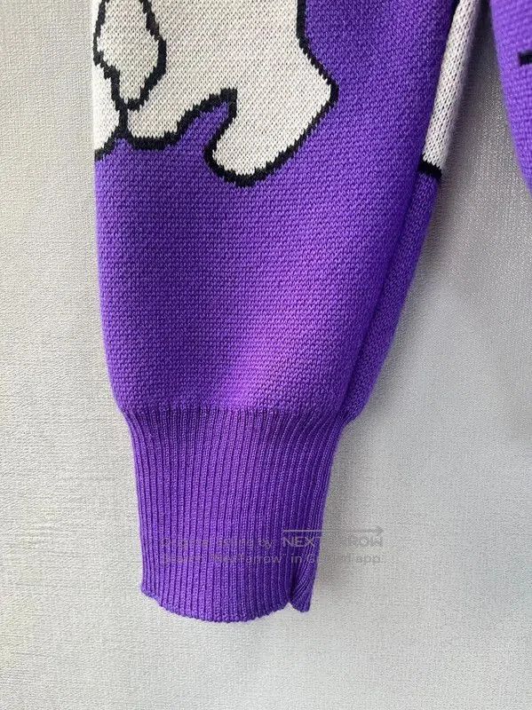 Louis Vuitton Louis Vuitton Purple Wool Knit Sweater . Size US XS / EU 42 / 0 - 7 Thumbnail