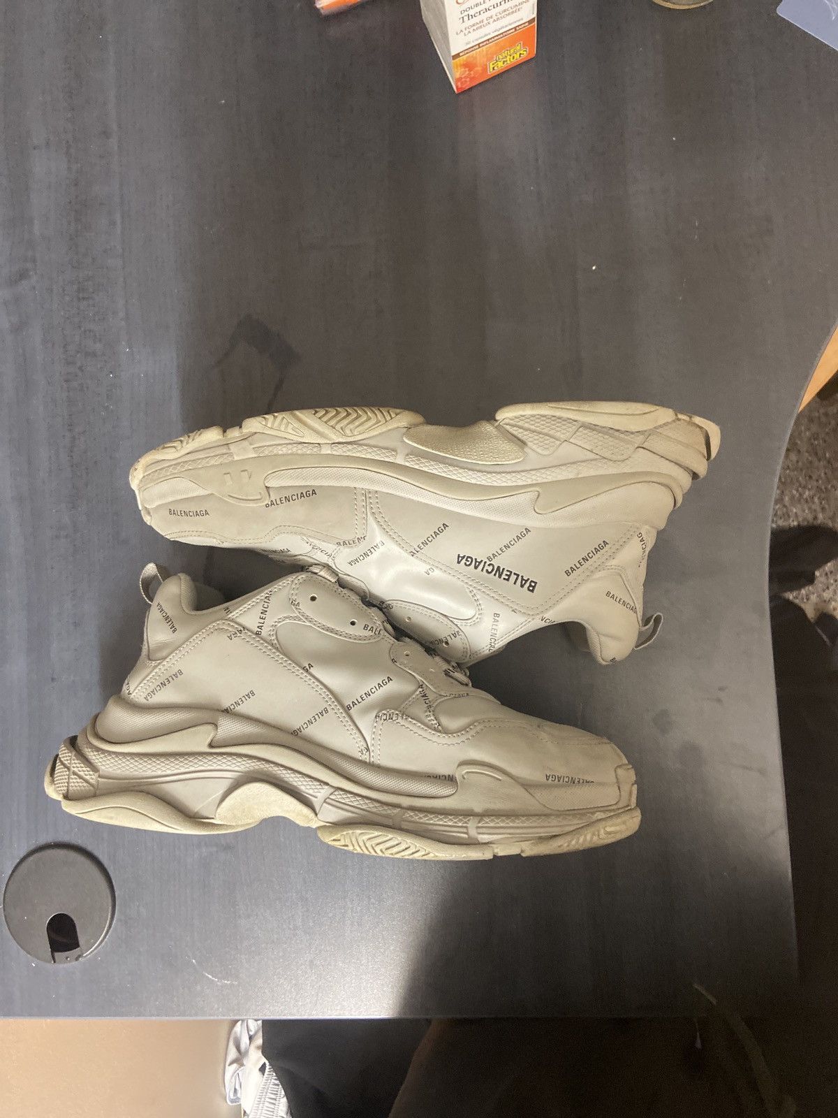 Balenciaga Balenciaga triple s monogram Size US 14 / EU 47 - 2 Thumbnail
