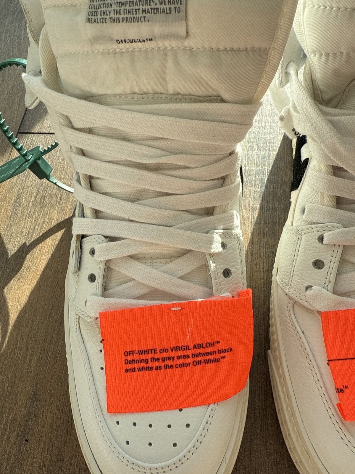 Off-White Off White Men’s High Top Sneaker Size US 8 / EU 41 - 7 Thumbnail