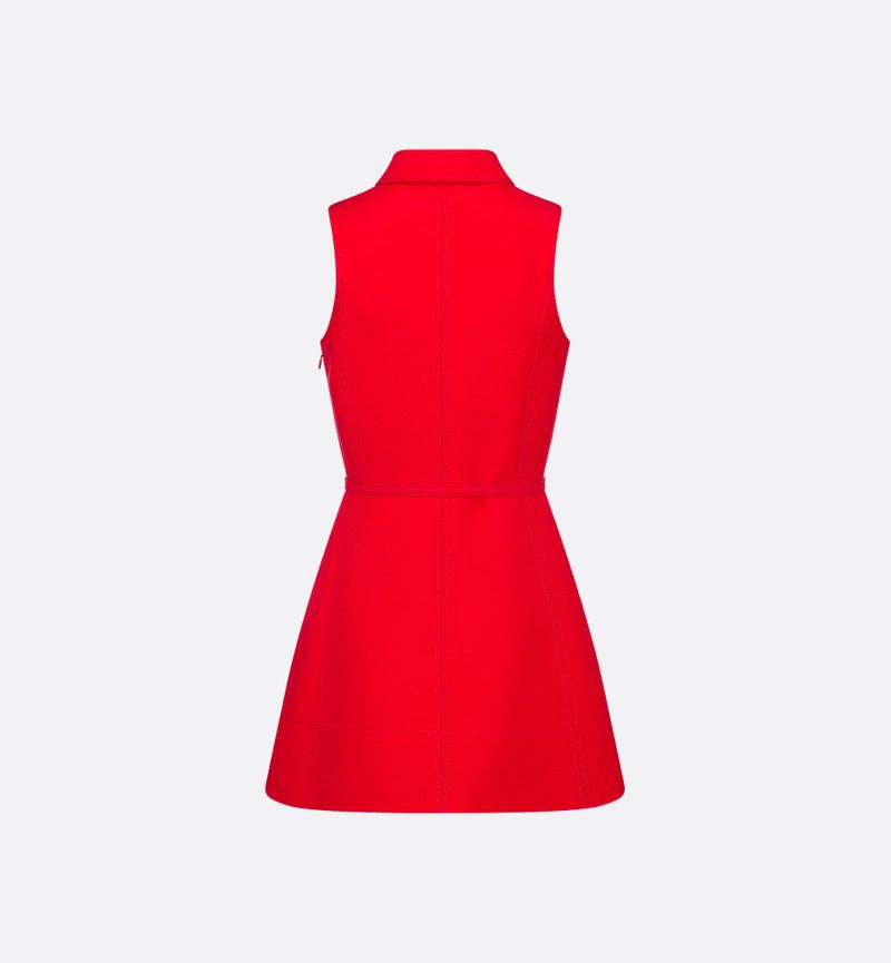Dior o1bcso1str0126 Dress in Red Size M / US 6-8 / IT 42-44 - 2 Thumbnail