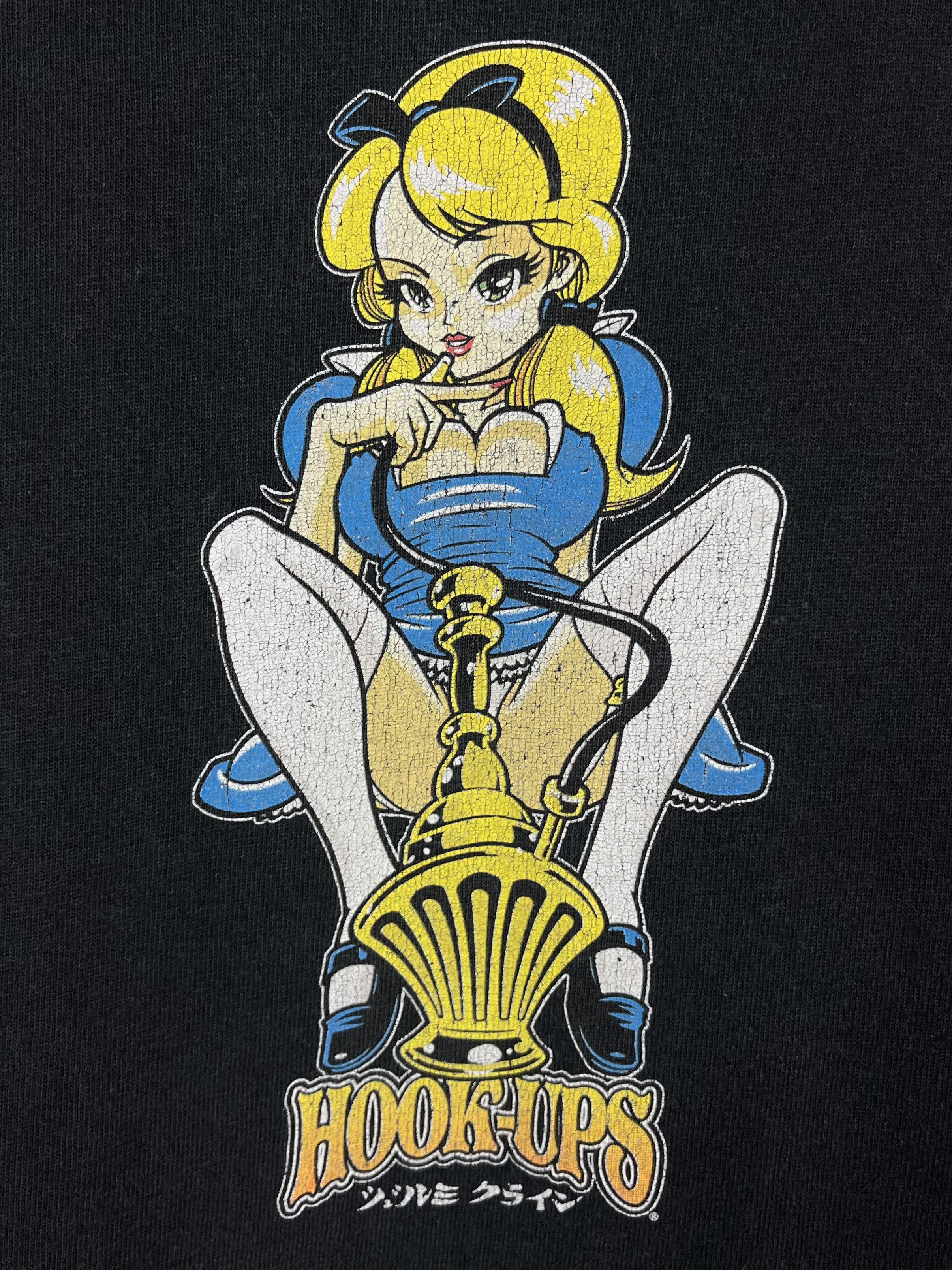Hook-Ups Vintage Hook Ups Anime Y2K Big Logo T Shirt 2000’s Size US L / EU 52-54 / 3 - 7 Thumbnail