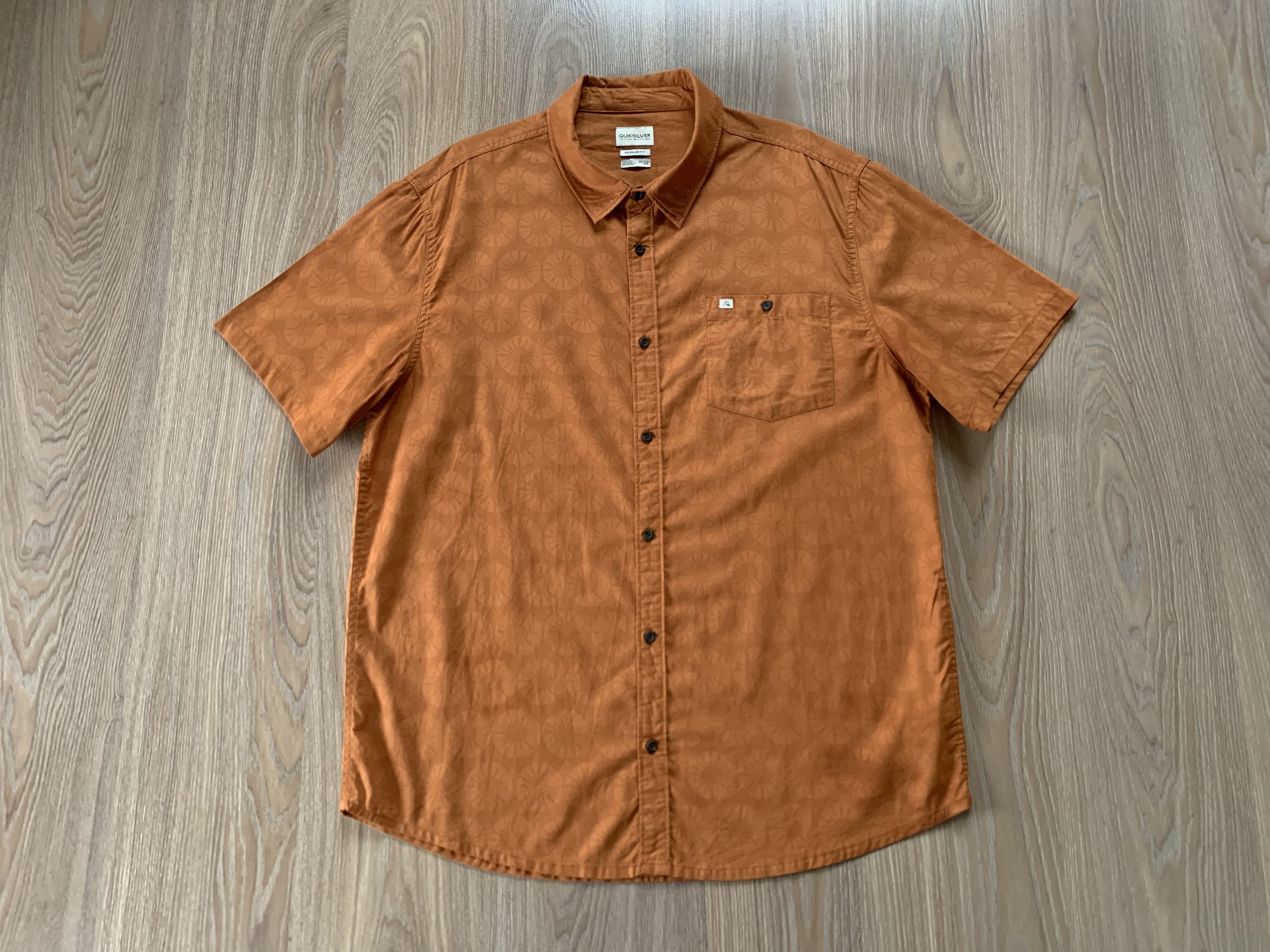 Quicksilver Quicksilver Cotton Beach Short Sleeve Shirt Size US XXL / EU 58 / 5 - 2 Thumbnail