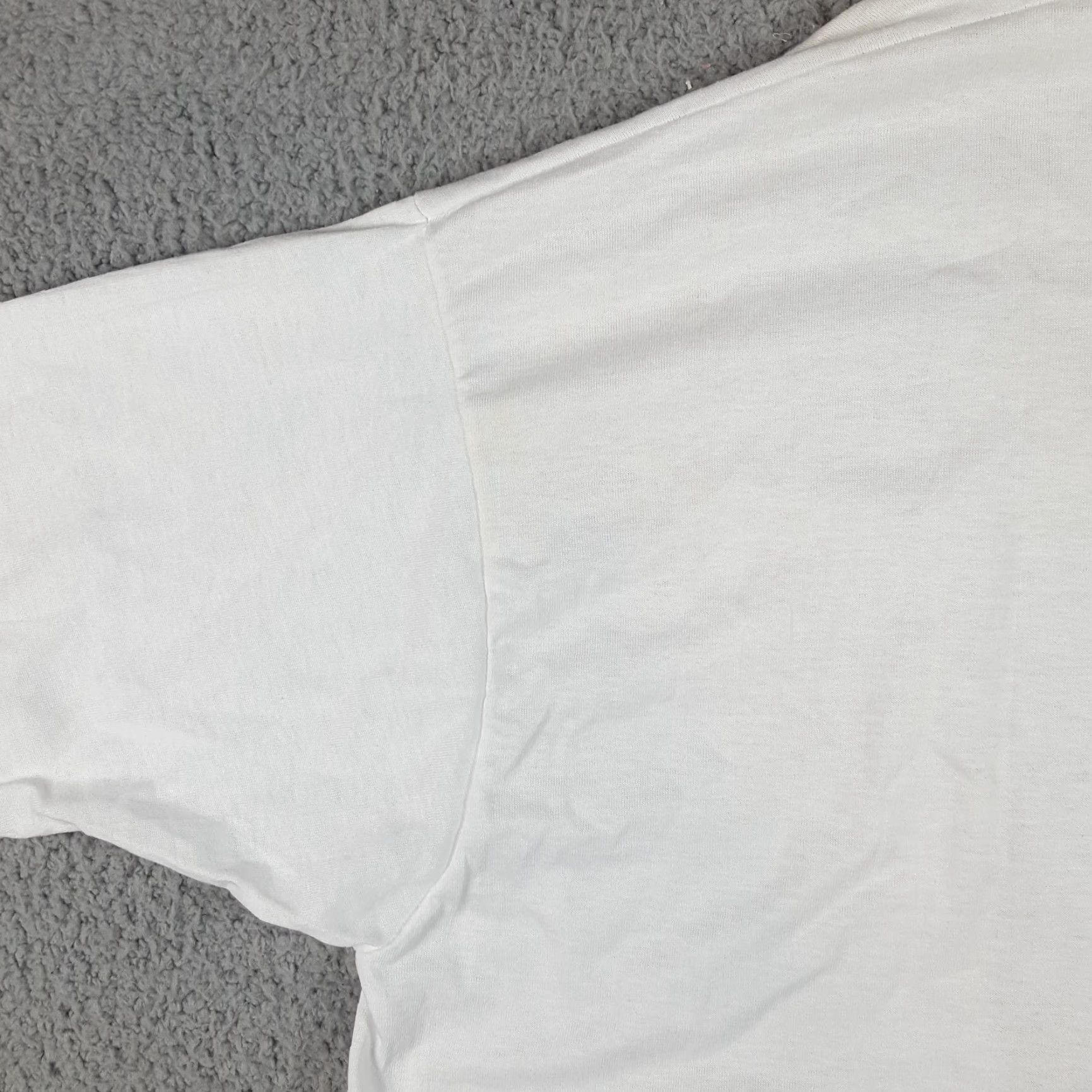 Fruit Of The Loom VINTAGE Fruit of the Loom T-Shirt Men 2XL White Dog Print Poodle Labradoodle Cute 90s Retro Size US XXL / EU 58 / 5 - 6 Thumbnail