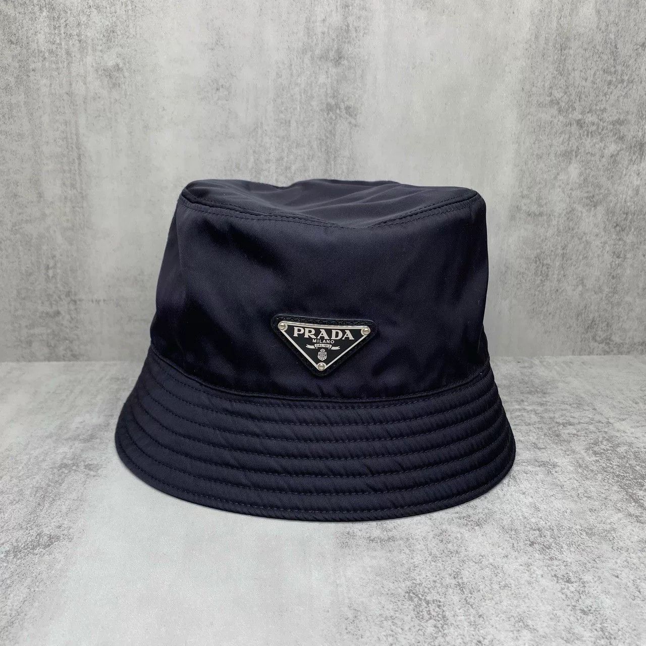 Prada Prada Black Bucket Hat Size ONE SIZE - 1 Thumbnail