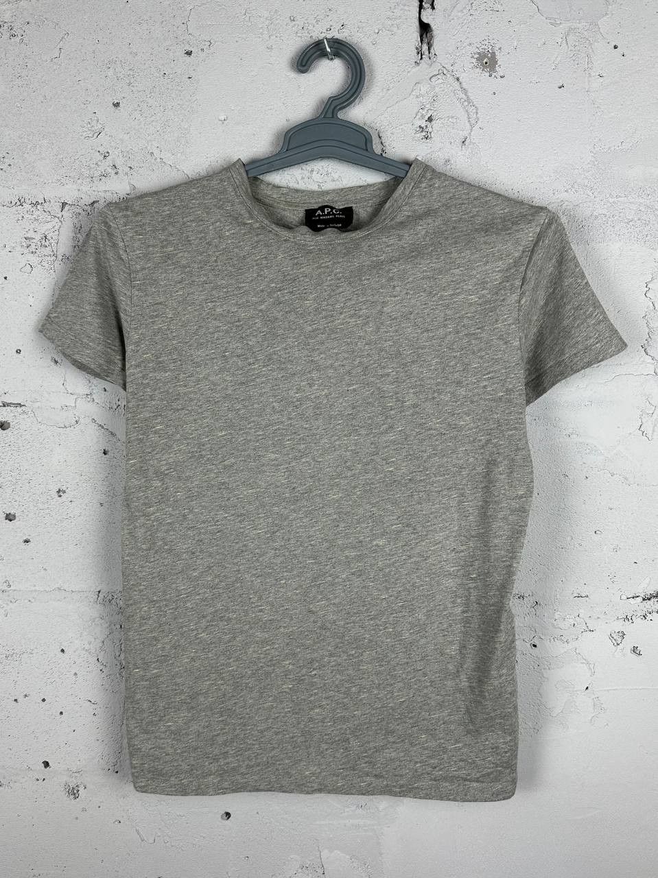 A.P.C. APC Basic Grey/Green T Shirt Size S Size US S / EU 44-46 / 1 - 1 Thumbnail