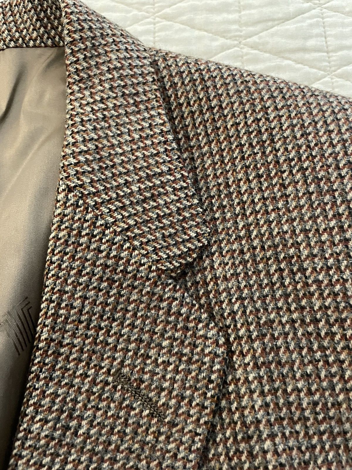 Lanvin × Vintage Vintage Wool Tweed Jacket Size 40S - 3 Thumbnail