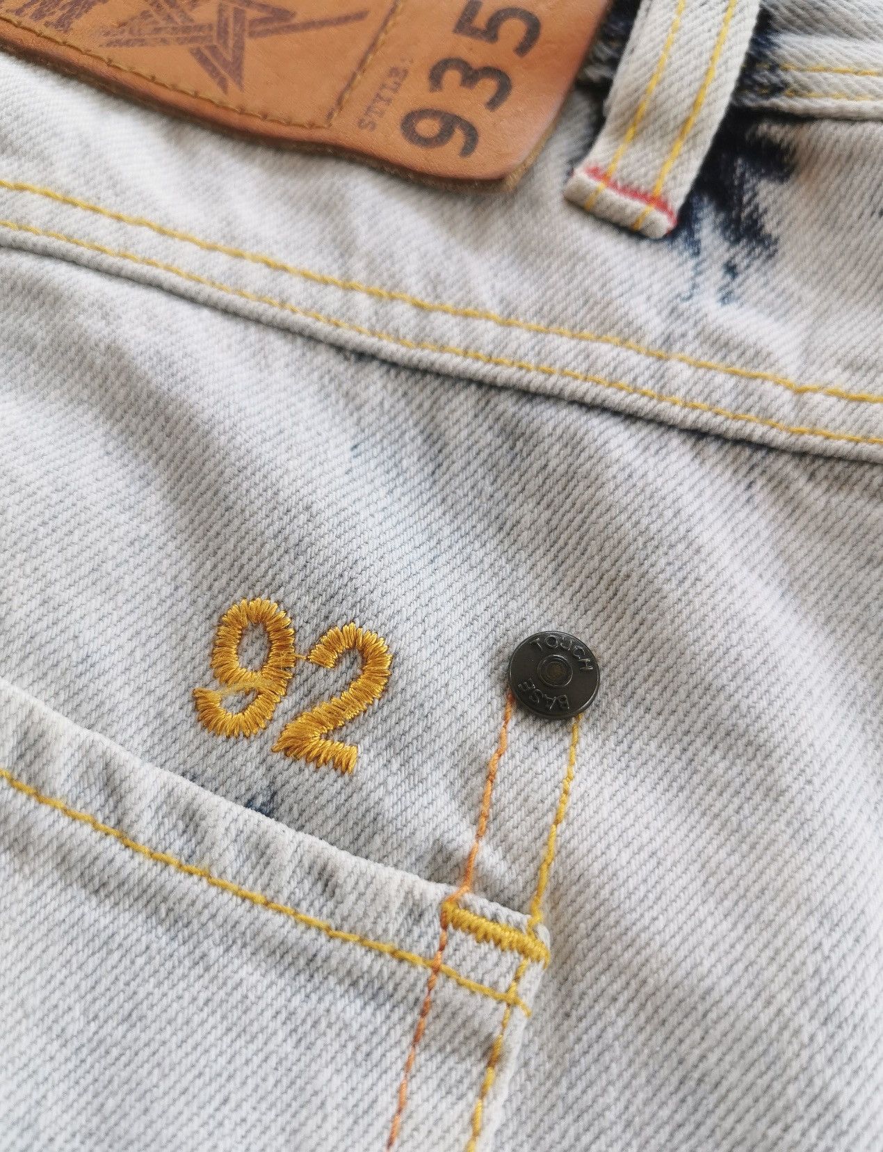 Ecko Unltd. Baggy Touchbase Style 935 White Denim Jeans Size US 36 / EU 52 - 9 Thumbnail