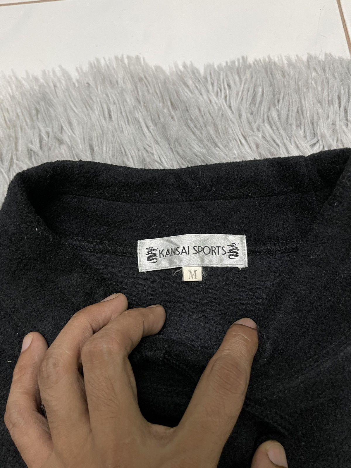 Kansai Yamamoto 90s KANSAI SPORT FLEECE EMBROIDERY LOGO RARE Size US M / EU 48-50 / 2 - 9 Thumbnail