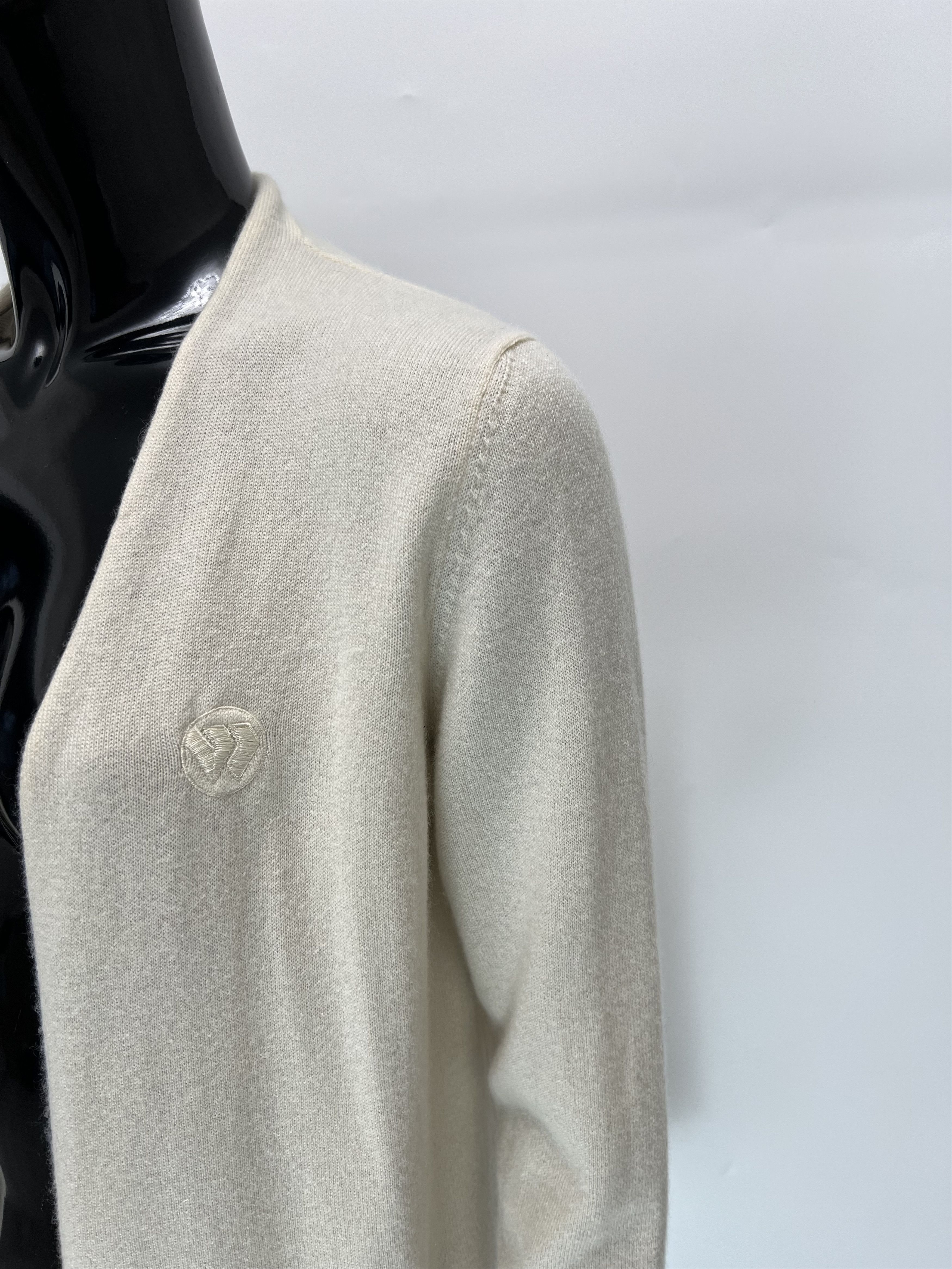 Rolex Rolex Wimbledon Edition 100% Cashmere Open Cardigan Size S/M Size S / US 4 / IT 40 - 4 Thumbnail