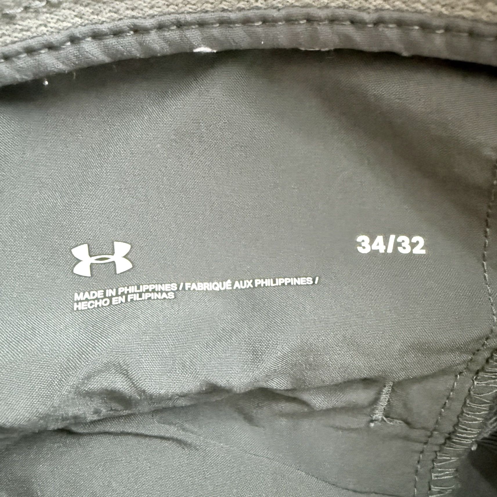Under Armour Under Armour Mens Gray Chino Pants 34x32 Regular Casual Inseam 32 Size US 34 / EU 50 - 4 Thumbnail