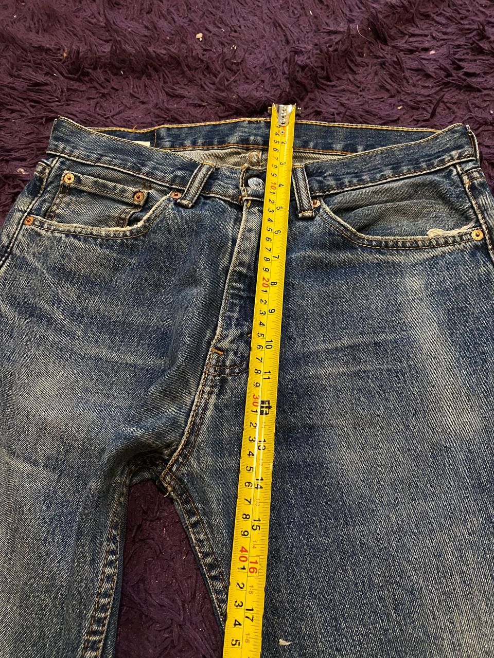 Levi's Vintage distressed jeans Y2K Levi's 505 W32 streetwear Size US 32 / EU 48 - 12 Thumbnail