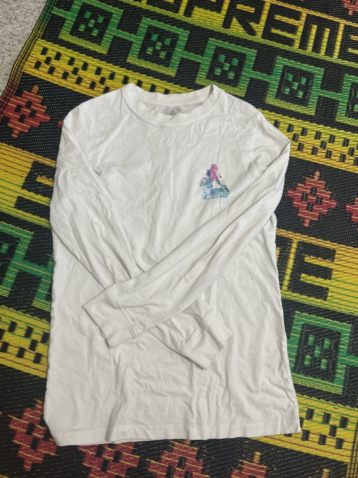 Palace Palace world industries longsleeve white waterboy | Grailed