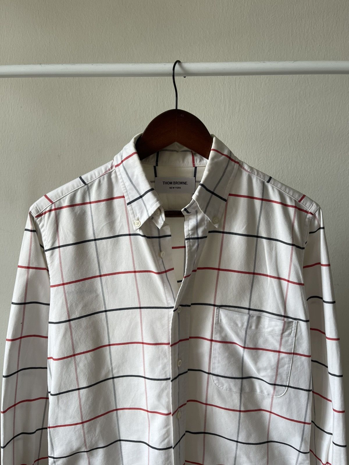 Thom Browne Thom Browne Oxford Plaid Shirt Size US M / EU 48-50 / 2 - 6 Thumbnail