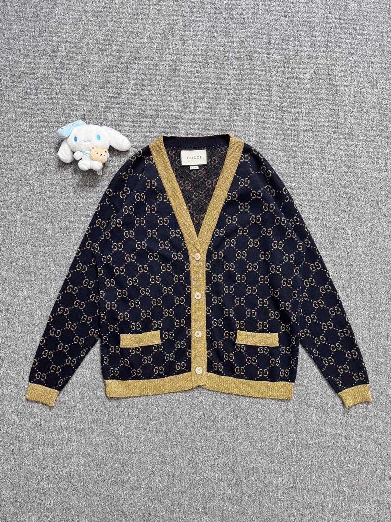 Gucci GucciJinsi Laohuaman logo knitted cardigan jacket 2503-Next Size US XS / EU 42 / 0 - 1 Thumbnail