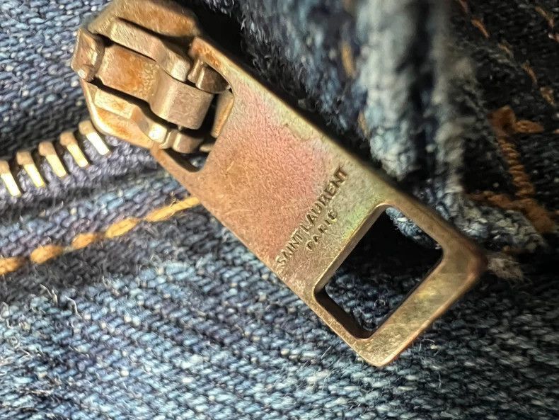 Saint Laurent Paris Saint Laurent Distressed Denim Jeans- Size US 32 / EU 48 - 3 Thumbnail