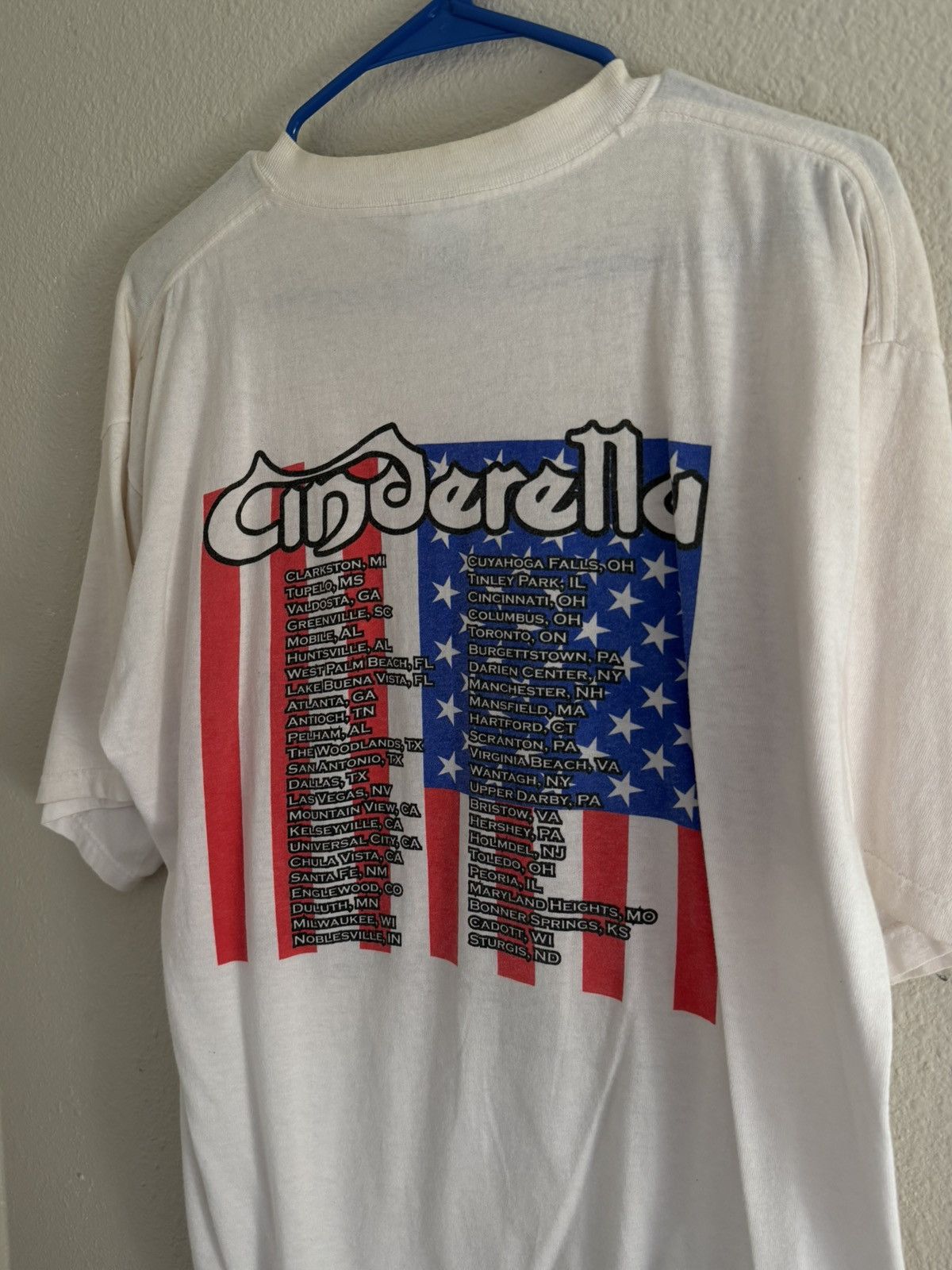 Vintage Cinderella Tour Tee Size US L / EU 52-54 / 3 - 2 Thumbnail