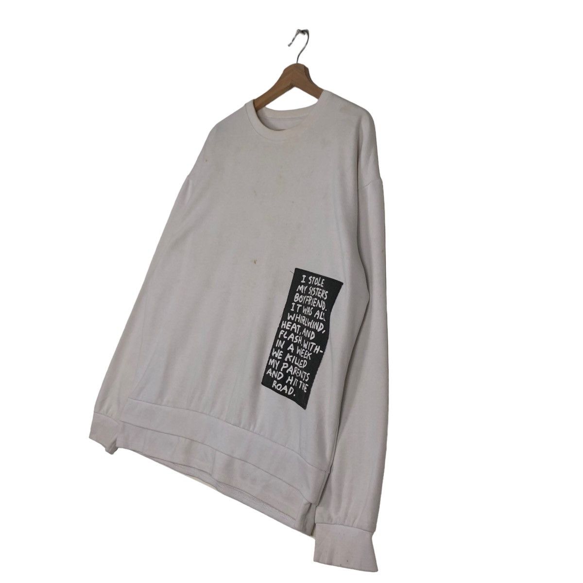 Japanese Brand 🔥Vintage Sweatshirt Sonic Youth Big Logo Design Size US M / EU 48-50 / 2 - 2 Thumbnail