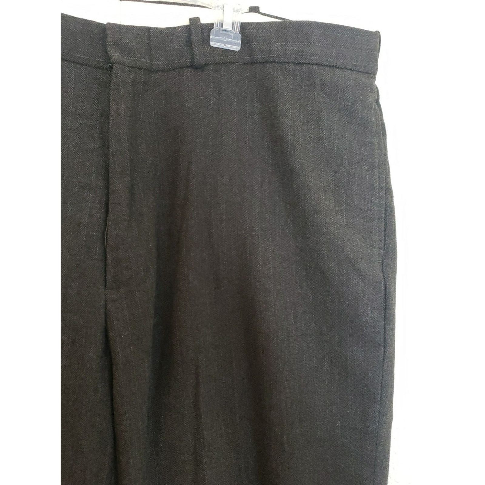 Polo Ralph Lauren Mens Polo Ralph Lauren Khaki Dress Pants 40x30 Black Size US 40 / EU 56 - 3 Thumbnail
