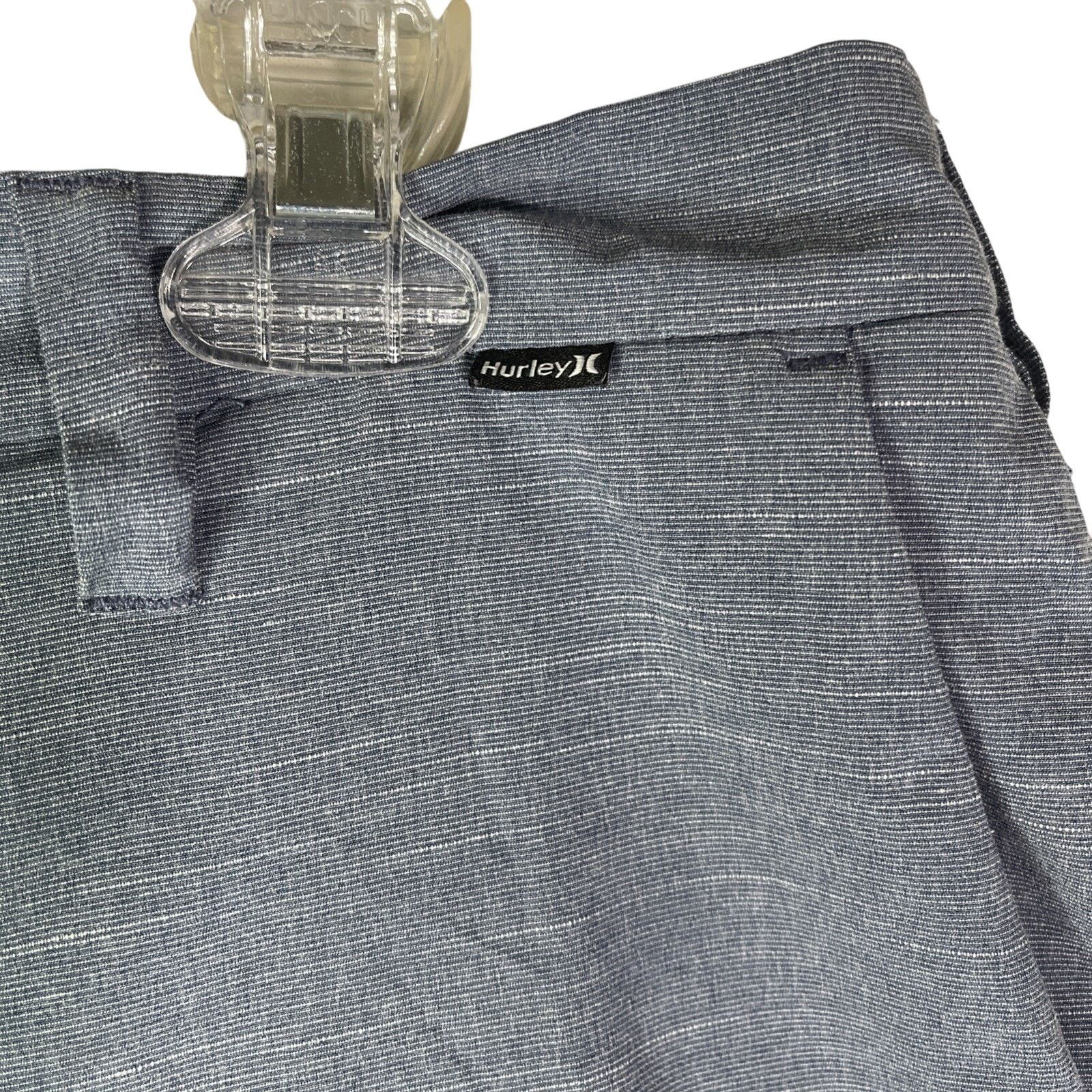 Hurley Hurley Shorts Men's 32 Gray Flat Front Phantom 9.5” Wicking Size US 32 / EU 48 - 3 Thumbnail