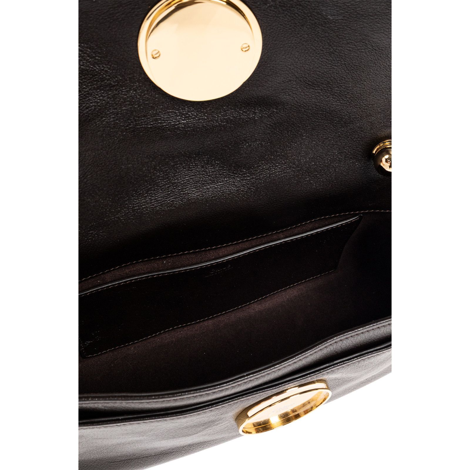 Chloe Chloe Medium Heritage Soft Black Leather Shoulder Bag New & Size ONE SIZE - 4 Thumbnail