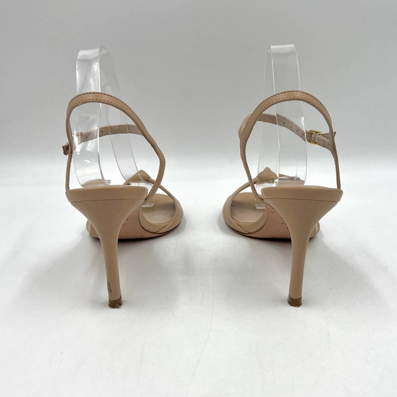 Stuart Weitzman Stuart Weitzman Gloria 80 Nude Stiletto Heels Size US 8.5 / IT 38.5 - 8 Thumbnail