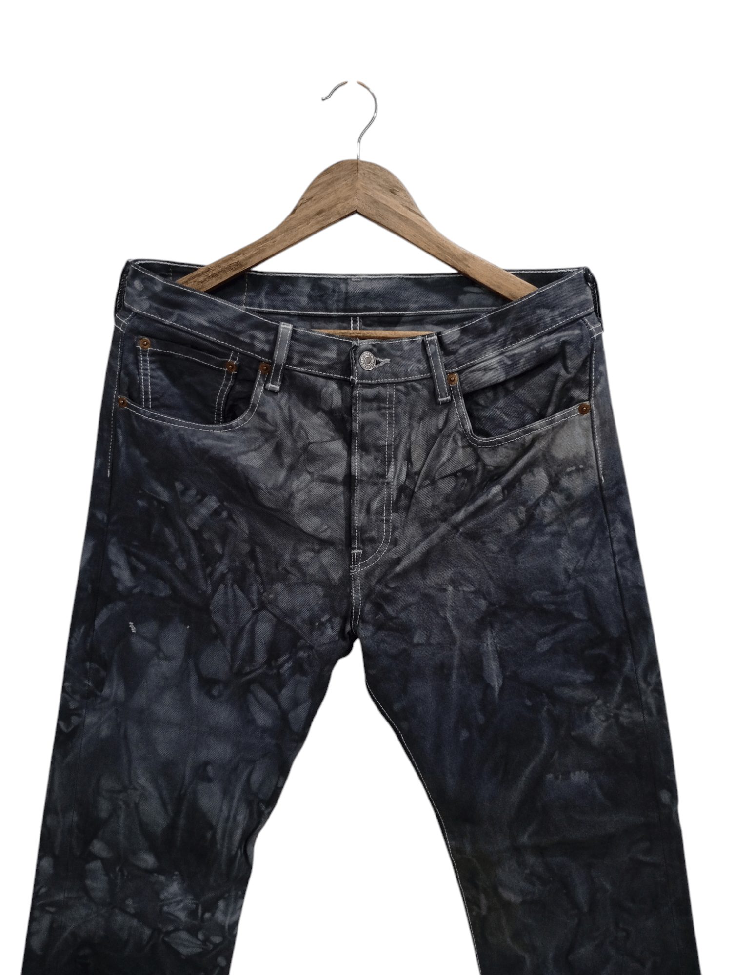 Levi's 🔥🔥Levi's 501 Tye Dye Jeans Denim Size US 34 / EU 50 - 4 Thumbnail