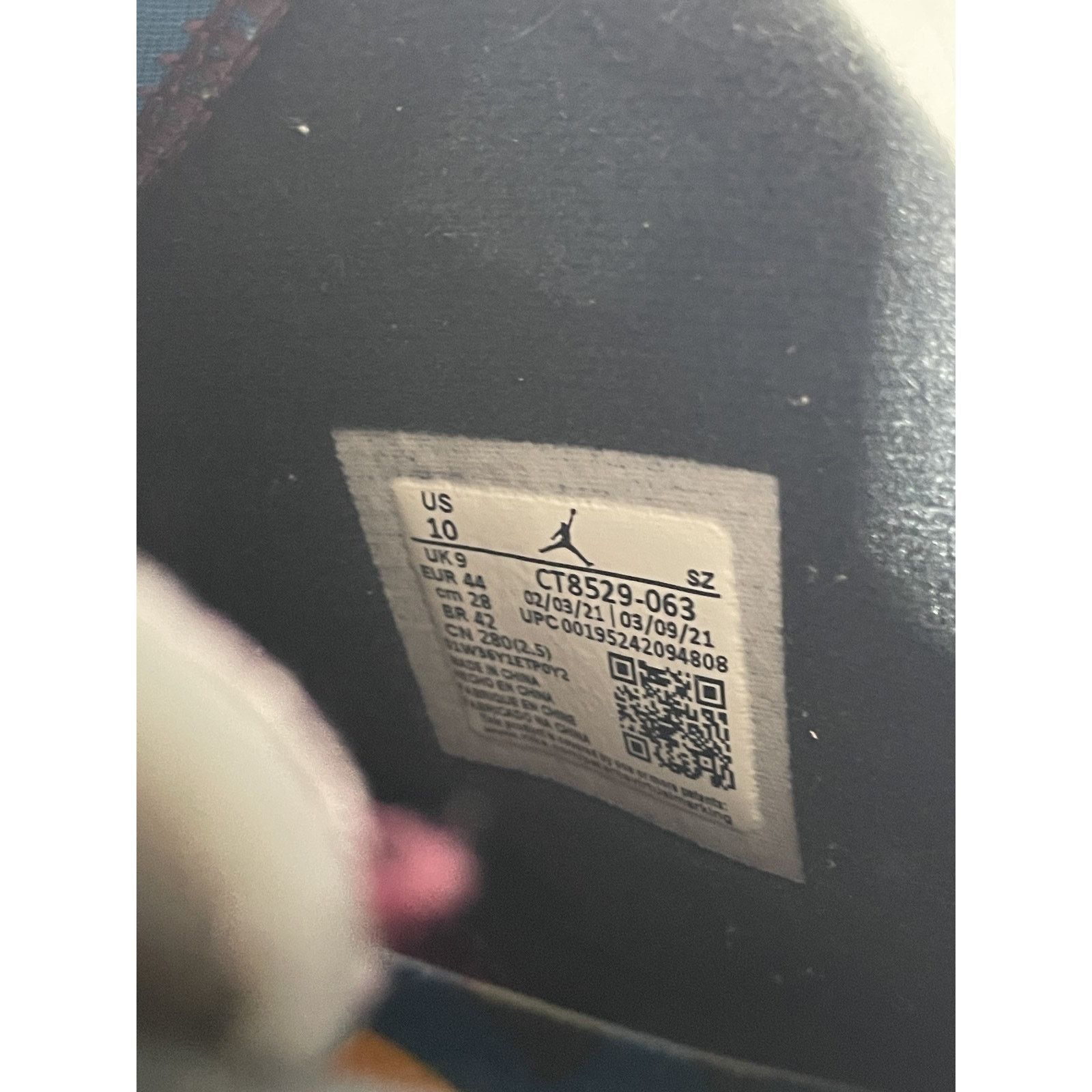 Jordan Brand JORDAN 6 BORDEAUX SIZE 10 PREOWNED Size US 10 / EU 43 - 5 Thumbnail