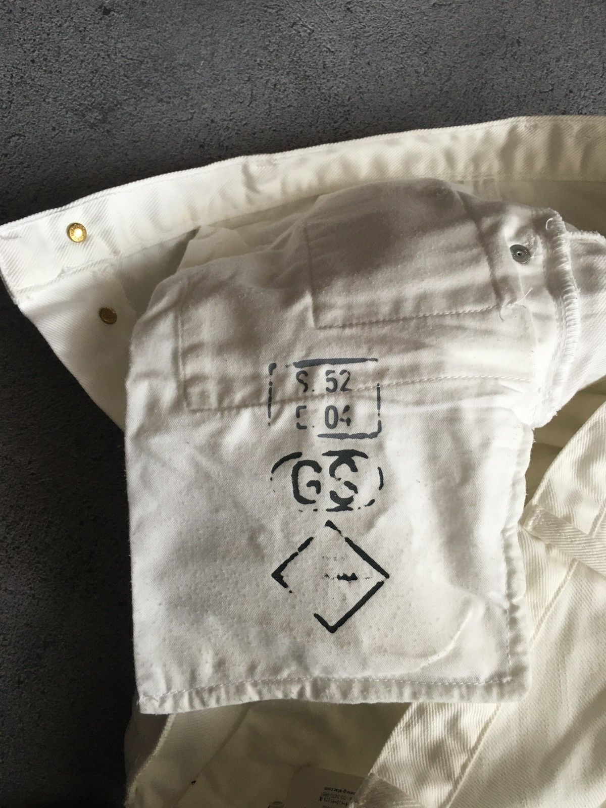G-Star 🐚G-Star Raw Denim Biker White Pant Vintage Y2k Hype Size US 34 / EU 50 - 7 Thumbnail