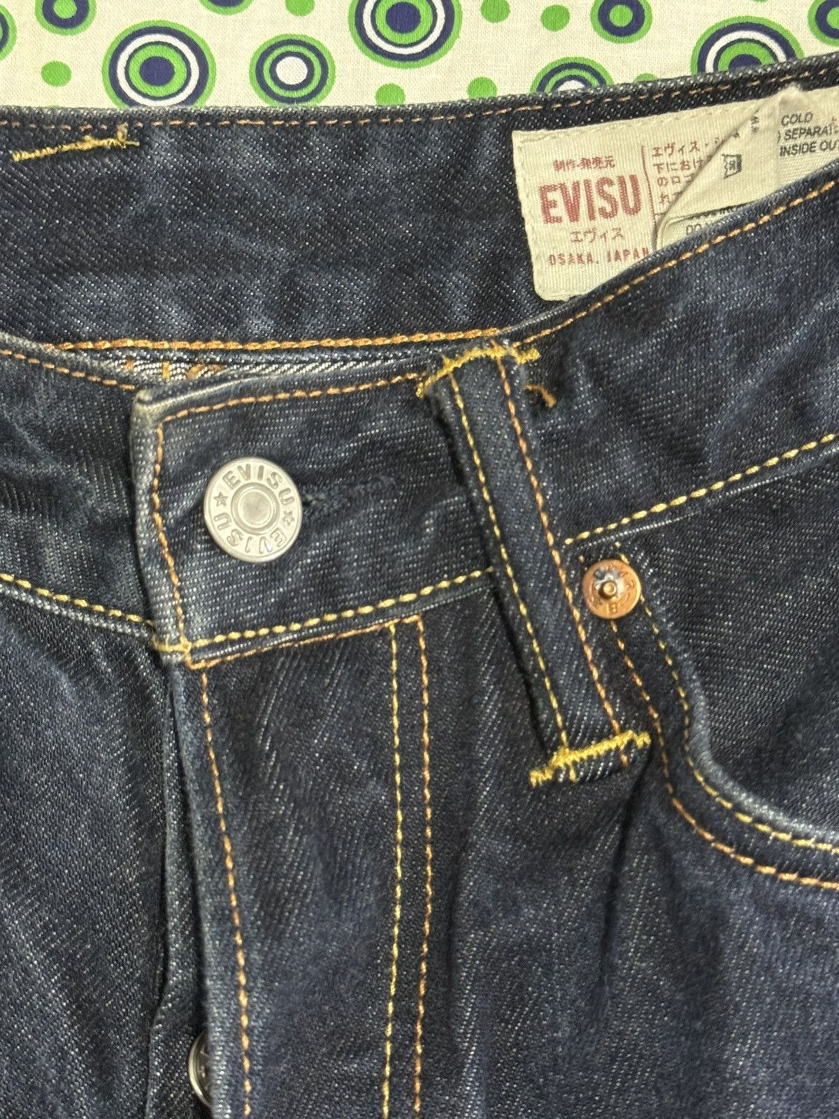 Evisu Evisu demon embroidered daicock Size US 28 / EU 44 - 11 Thumbnail