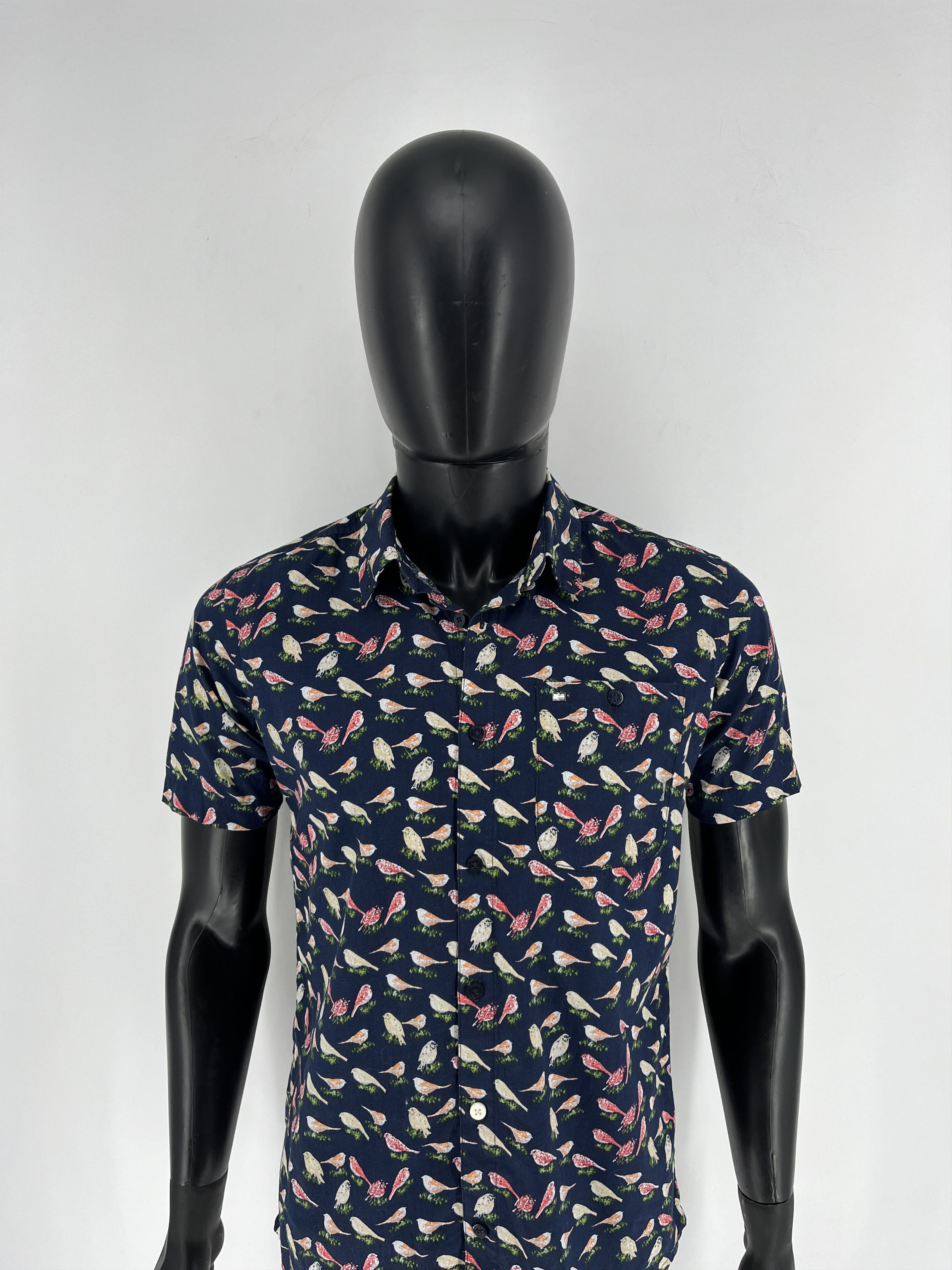Weekend Offender Weekend Offender Cotton Bird Short Sleeve Shirt Size US S / EU 44-46 / 1 - 5 Thumbnail