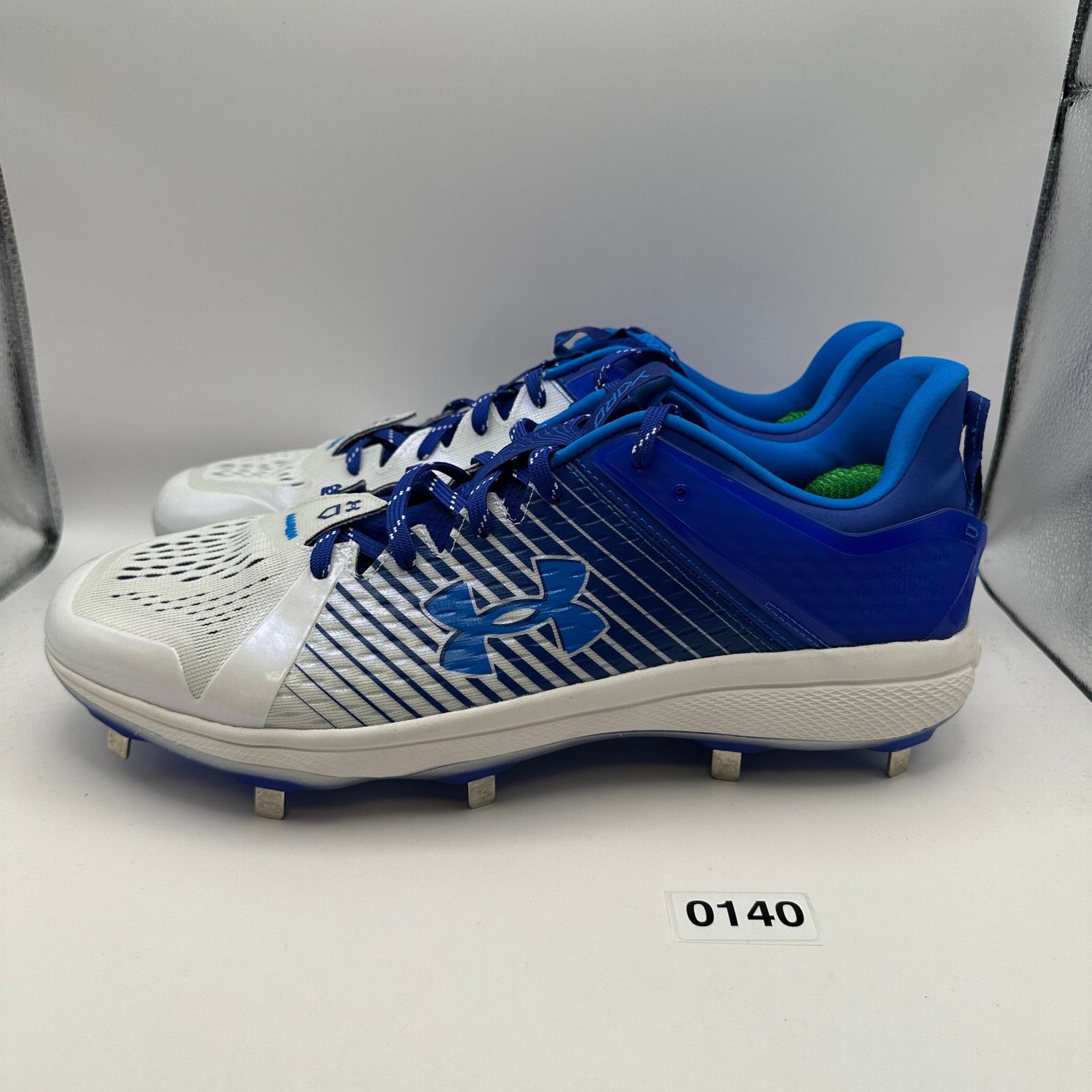 Under Armour UNDER ARMOUR Men's 15 Yard Low Baseball Metal Cleats Blue Size US 15 / EU 48 - 3 Thumbnail