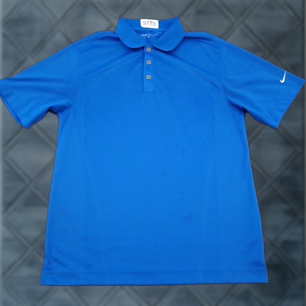 Nike Nike Golf Polo Shirt Mens Small Blue Short Sleeve Polyester Size US S / EU 44-46 / 1 - 1 Thumbnail