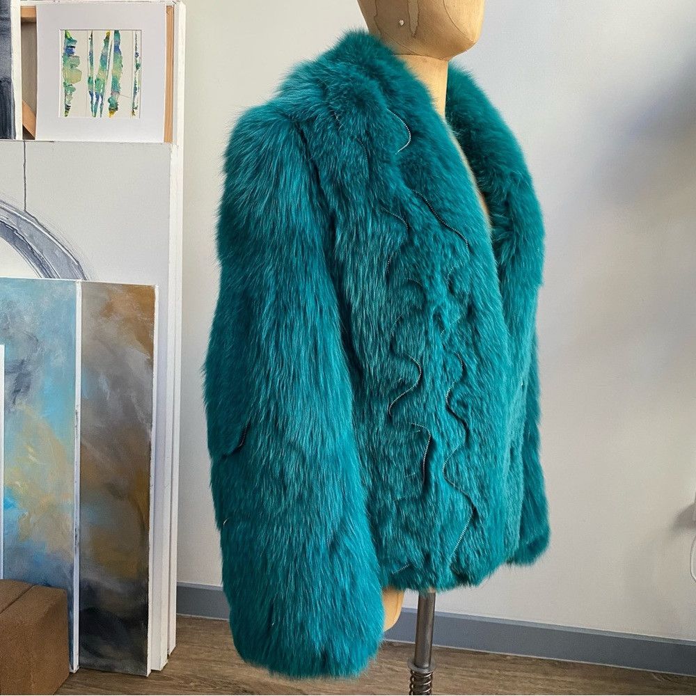 Roberto Cavalli Vintage ROBERTO CAVALLI Dyed Arctic Fox Fur Size M / US 6-8 / IT 42-44 - 9 Thumbnail