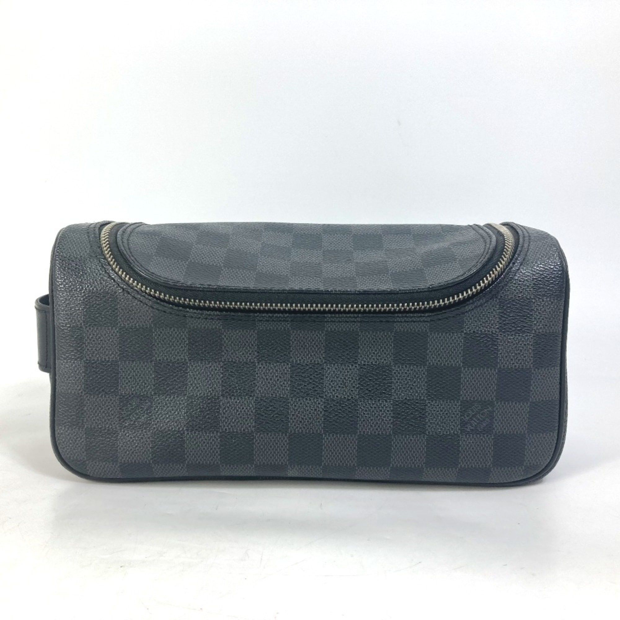 Louis Vuitton Louis Vuitton N47625 Damier Graphite Makeup pouch Cosmetics Pouch Pouch Black Size ONE SIZE - 1 Thumbnail