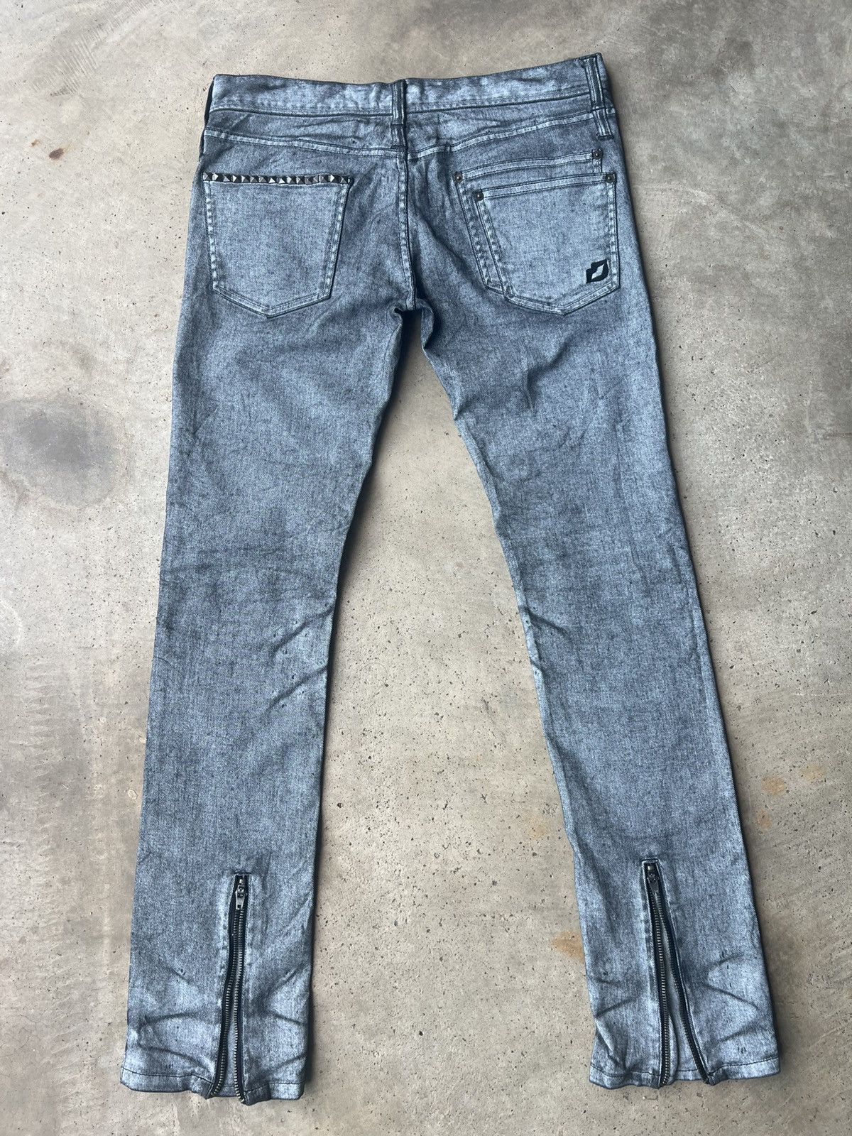 Hysteric Glamour Japanese Brand Glad News Seditionaries Studded Jeans Size US 34 / EU 50 - 14 Thumbnail