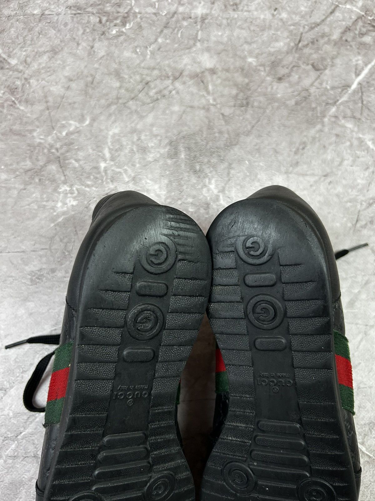 Gucci Gucci monogram leather sneakers Size US 8 / EU 41 - 7 Thumbnail