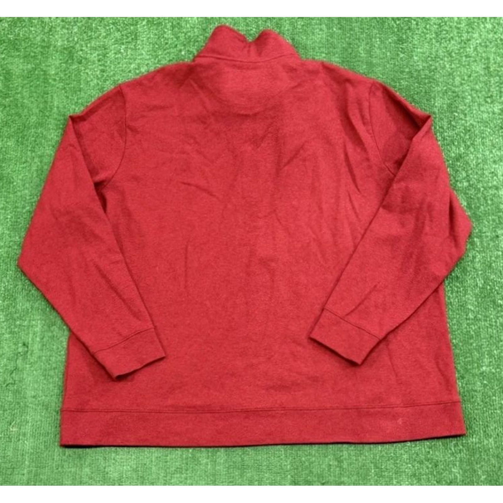 Vineyard Vines Vineyard Vines 1/4 Zip Pullover Men Big 3X Red Mock Neck Zipper Logo Sweater Cotton Polyester Spandex Long Sleeve Vintage No Size US XXL / EU 58 / 5 - 2 Thumbnail