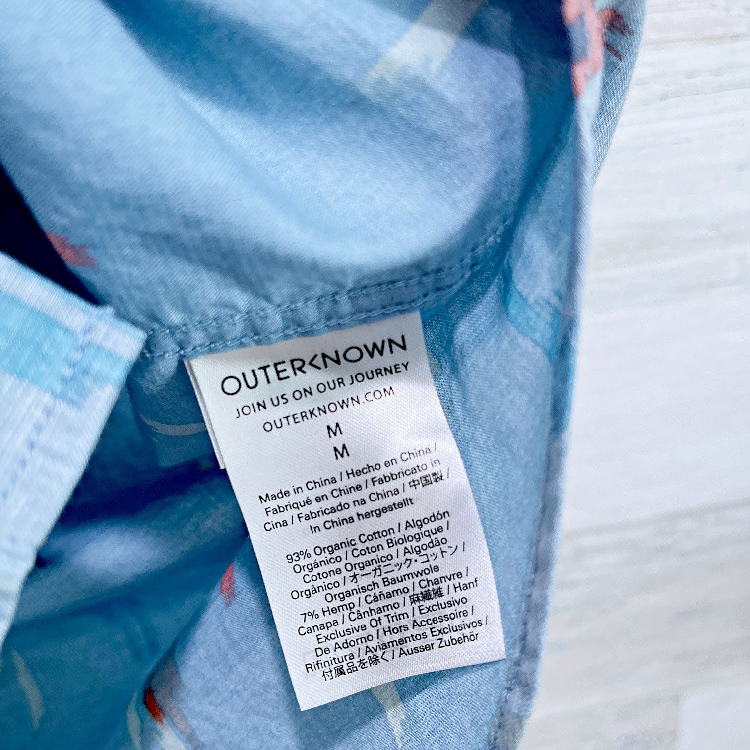 Outerknown OUTERKNOWN S/S Studio Shirt Organic Cotton Hemp Mens Medium Size US M / EU 48-50 / 2 - 6 Thumbnail