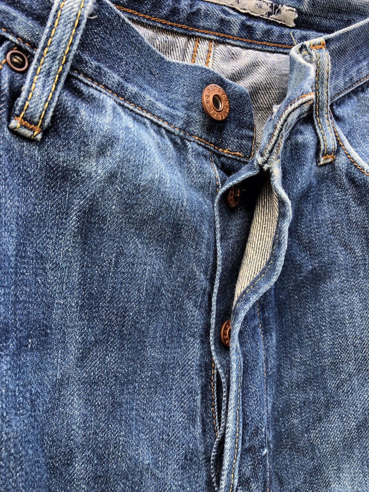 AG Adriano Goldschmied AG Adriano Goldschmied Washed Jeans Selvedge Size US 33 - 9 Thumbnail